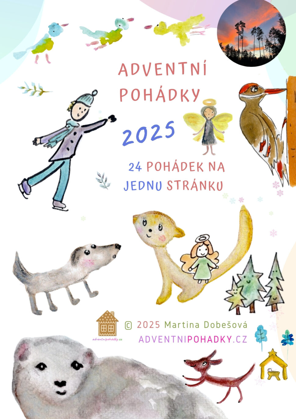 Adventní kalendář vánočních pohádek a&nbsp;her pro&nbsp;děti, rodiče, prarodiče